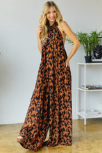 Load image into Gallery viewer, Queen Animal Print Jumpsuit