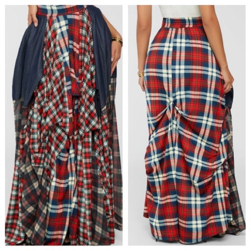 Patched to Perfection Maxi Skirt